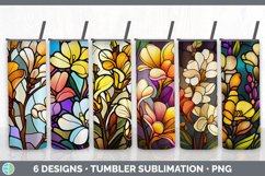 Bundle of six Watercolor Freesias Tumbler designs.