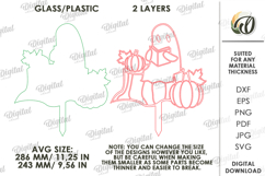 Stained Glass Garden Stakes Laser Cut. Plant Stakes SVG Product Image 2