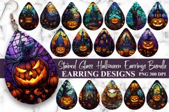 Stained Glass Halloween Earrings Bundle Product Image 1