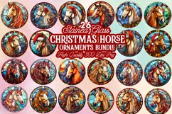 Stained Glass Horse Ornaments Bundle, Stained Glass Christmas Ornaments Bundle, Stained Glass Christmas Sublimation Bundle, Stained Glass Reindeer Sublimation, Stained Glass Horse Clipart, Stained Glass Christmas Ornaments Bundle, Stained Glass Christmas 