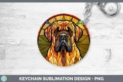 GorgeousStained Glass Keychain design.