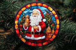 Santa Round Christmas Ornaments Bundle / PNG / 300 DPI Product Image 7