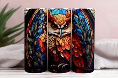 Stained Glass Owl 3D Tumber Bundle Product Image 3