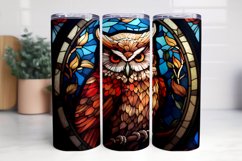 Stained Glass Owl 3D Tumber Bundle Product Image 4