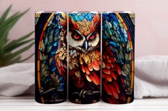 Stained Glass Owl 3D Tumber Bundle Product Image 5