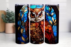 Stained Glass Owl 3D Tumber Bundle Product Image 6