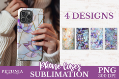 Stained Glass Trendy Phone Case designs being used as trendy phone cases print