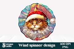 Christmas wind spinner design | Stained glass wind spinner