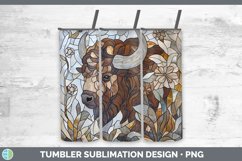 GorgeousStained Glass Woodland Tumbler design.