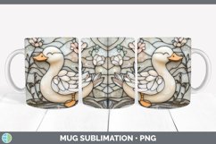 GorgeousStained Glass Woodland Mug Wrap design.