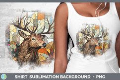 GorgeousStained Glass Woodland Shirt design.