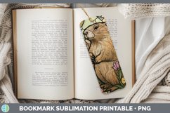 GorgeousStained Glass Woodland Bookmark design.