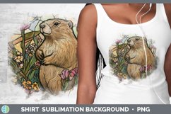 GorgeousStained Glass Woodland Shirt design.