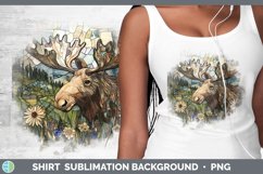 GorgeousStained Glass Woodland Shirt design.