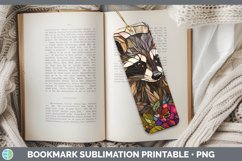 GorgeousStained Glass Woodland Bookmark design.