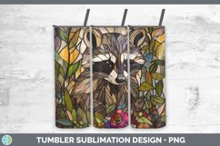 GorgeousStained Glass Woodland Tumbler design.