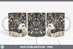 GorgeousStained Glass Woodland Mug Wrap design.
