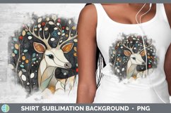 GorgeousStained Glass Woodland Shirt design.