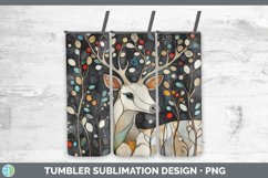 GorgeousStained Glass Woodland Tumbler design.