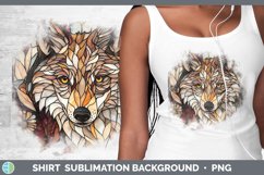 GorgeousStained Glass Woodland Shirt design.