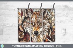 GorgeousStained Glass Woodland Tumbler design.
