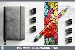 GorgeousStained Glass Pen Wrap design.