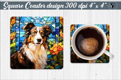 Square Coaster | Dog sublimation Product Image 1