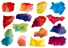 Watercolor clipart, watercolor clip art, blods, stains Product Image 3