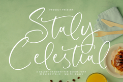 Staly Celestial - A Beauty Handwritten Script Font Product Image 1