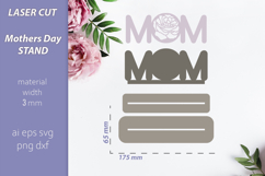 Mothers day stand laser cut, Flower mom layered Product Image 3