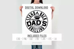 Dad's Grill SVG| Bbq SVG | GrillIng SVG | Dad Shirt SVG Product Image 2