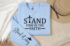 Stand Firm in the Faith Sleeve SVG Product Image 2