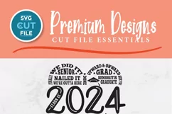 Elevate your graduation apparel with this 2024 graduating senior SVG. Craft shirts and tote bags that will make you the center of attention at your graduation event.