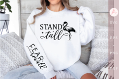 Stand Tall Sleeve SVG, Motivational Sleeve SVG Product Image 1