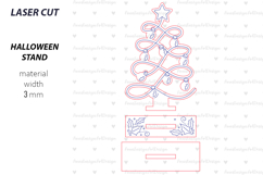 Christmas tree stand laser cut, New Year, Winter decoration Product Image 2