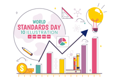 10 World Standards Day Illustration Product Image 1