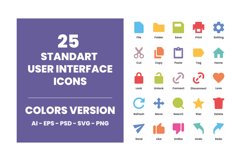 200 Standard User Interface Icons Product Image 7