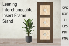 Leaning Interchangeable Insert Frame Stand Standing frame Product Image 1