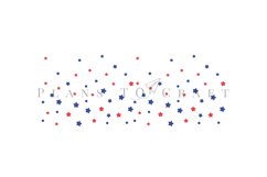 star confetti 4th of july coffee mug sublimation wrap glass mug wrap svg presized for 11oz and 15oz glass ready to cut and sublimation files