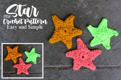 Star Crochet Pattern - Easy and Simple Product Image 1