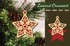Star Laser Cut Ornament SVG Product Image 1