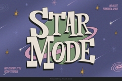 Star Mode - Mid Century Font Product Image 1