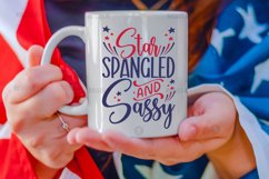 Star spangled and sassy SVG, 4th of july SVG Design Product Image 2