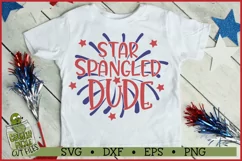 Star Spangled Dude Patriotic 4th of July SVG Product Image 1