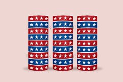 star stripe skinny tumbler sublimation wrap with high resolution 300 DPI and transparant background perfect for 20oz and 30oz skinny tumbler