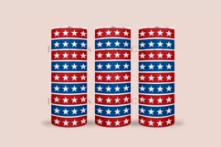 star stripe skinny tumbler sublimation wrap with high resolution 300 DPI and transparant background perfect for 20oz and 30oz skinny tumbler