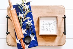 Wood Sign Mockup| Stock Photo| Digital Mockup | 4th Of July Product Image 1