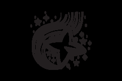 Star wave creative clipart element illustration Product Image 2