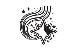 Star wave creative clipart element vector Product Image 1