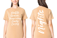 Starfall Nights - New Modern Handbrush Script Product Image 9